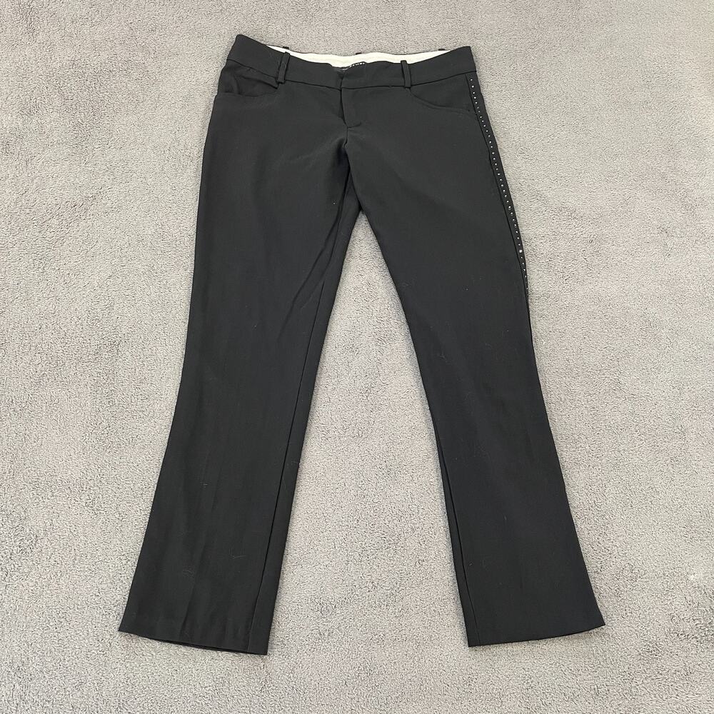 Rampage Clothing Company Vintage Black Studded Flare Leg Dress Pants Womenz Sz 5